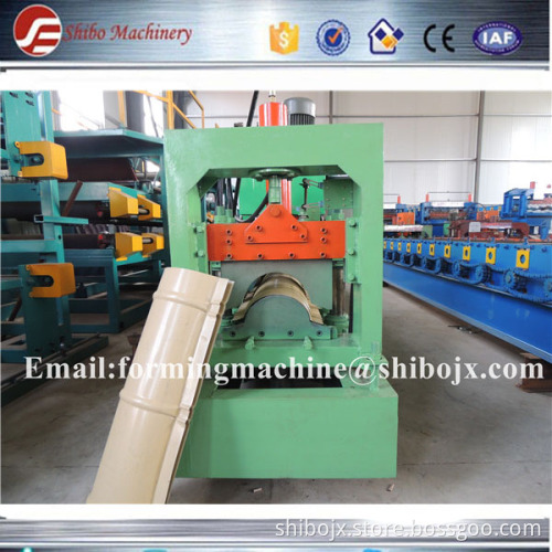 312 roofing ridge cap roll forming machine